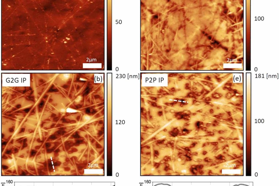 Figure 5. from “Gentle plasma process for embedded silver-nanowire flexible transparent electrodes on temperature-sensitive polymer substrates “ by Lukas Kinner et al.: